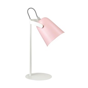 Настольная лампа KENNY 1x4Вт E14 белый, розовый 11,5x11,5x37см
