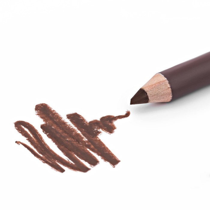 Карандаш для бровей с точилкой Chocolate Brown wooden pencil