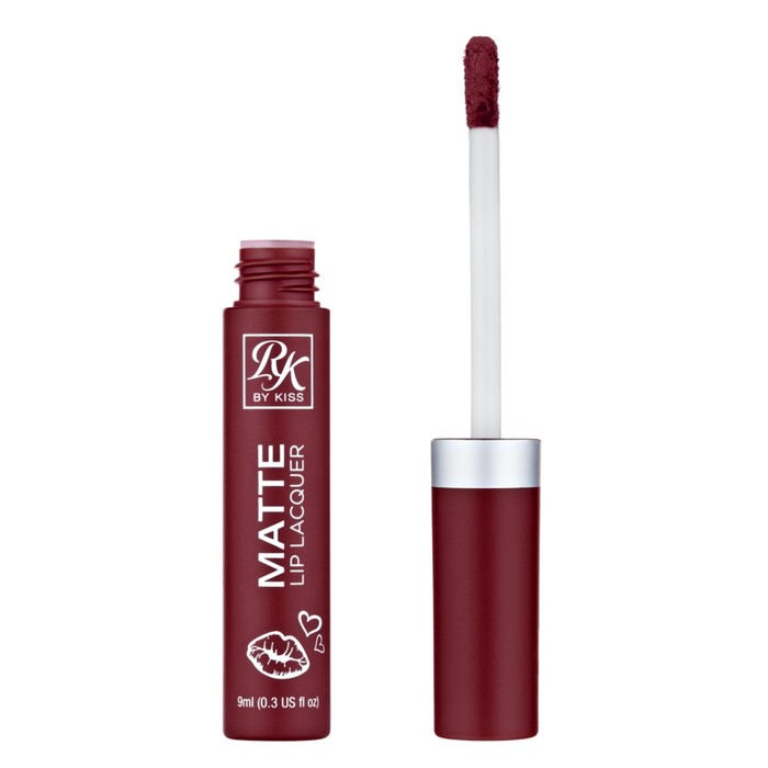 Матовый лак для губ Kiss Ruby Matte Lip Lacquer, 9 мл