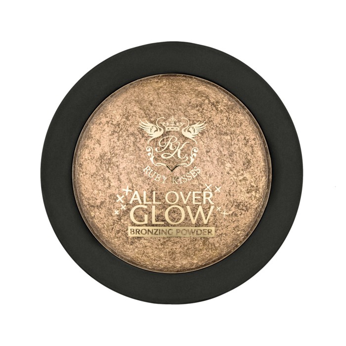 Бронзирующая пудра Kiss Deep Glow Face &amp; Body Bling Powder