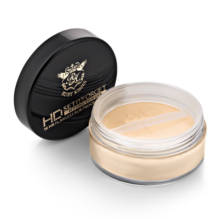 Рассыпчатая HD пудра Kiss Banana Fix &amp; Forget Setting Powder