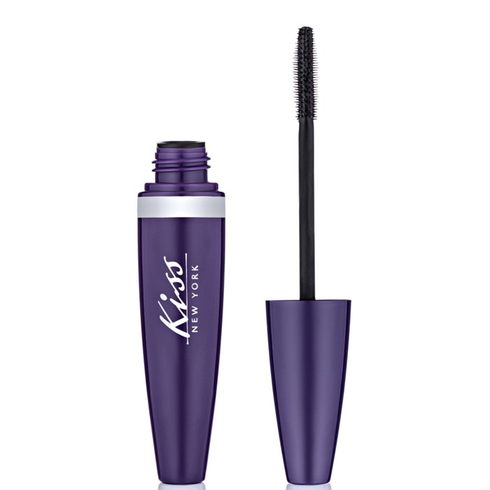 Термотушь &quot;Сумасшедшие ресницы&quot; Kiss Mascara Clamshell Very, черный бархат, 15 г