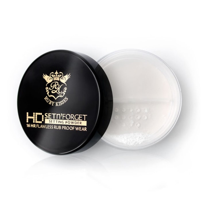 Рассыпчатая HD пудра Kiss Invisible Fix &amp; Forget Setting Powder