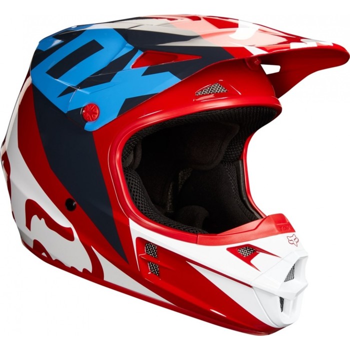 Шлем FOX V1 Race Helmet, красный, размер L