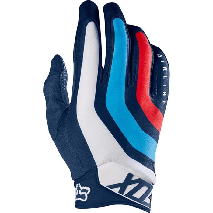 Перчатки FOX Airline Seca Glove Navy, сине/белый/красный, размер S