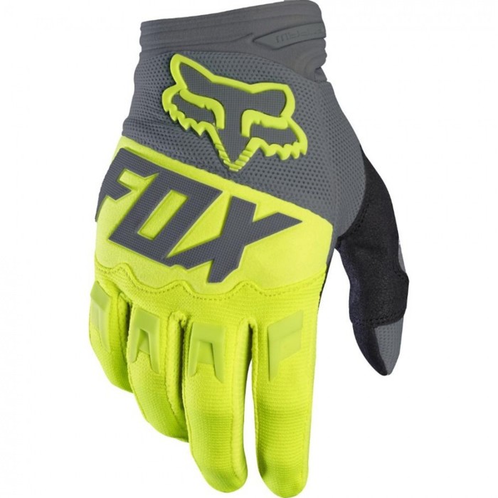 Перчатки подростковые FOX Dirtpaw Race Youth Glove, желтые, размер M