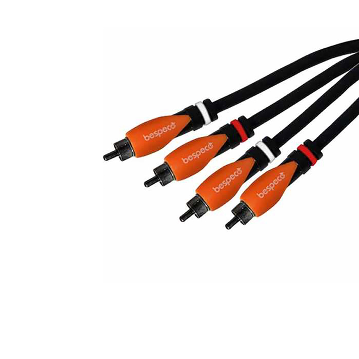 Кабель BESPECO SL2R180 готовый серии &quot;SILOS&quot;, 2 x RCA male - 2 x RCA male, длина 1.8м