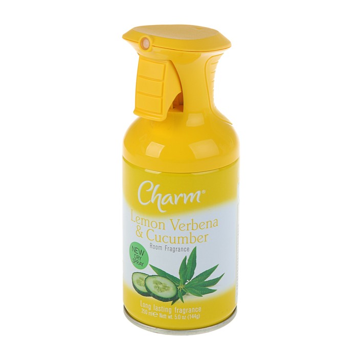 Освежитель воздуха аэрозольный Charm &quot;Lemon Verbena &amp; Cucumber&quot;, 250 мл