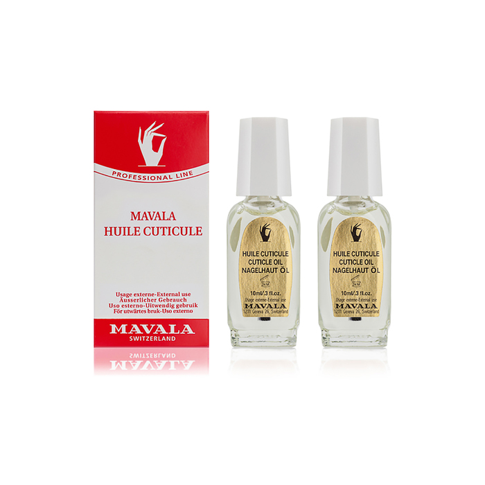 Масло для кутикулы Mavala Cuticle Oil, 2 флакона по 10 мл