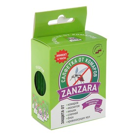 Салфетка репеллентная от комаров "Zanzara", упаковка, 10 шт
