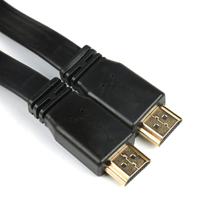 Кабель HDMI-HDMI Jet.A JA-HD10 плоский (v. 2.0 с поддержкой 3D, Ultra HD 4К/Ethernet) 5 м