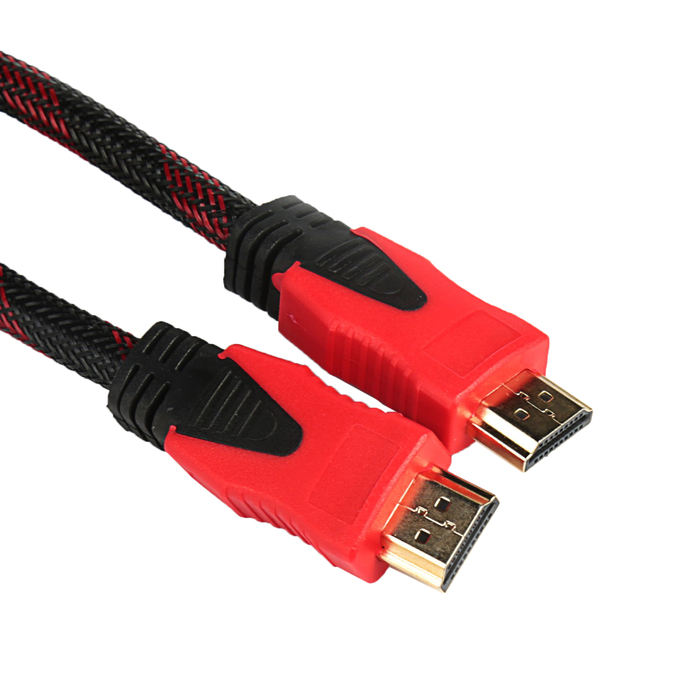 Кабель HDMI-HDMI Jet.A JA-HD9 в оплётке (v. 2.0 с поддержкой 3D, Ultra HD 4К/Ethernet) 10 м