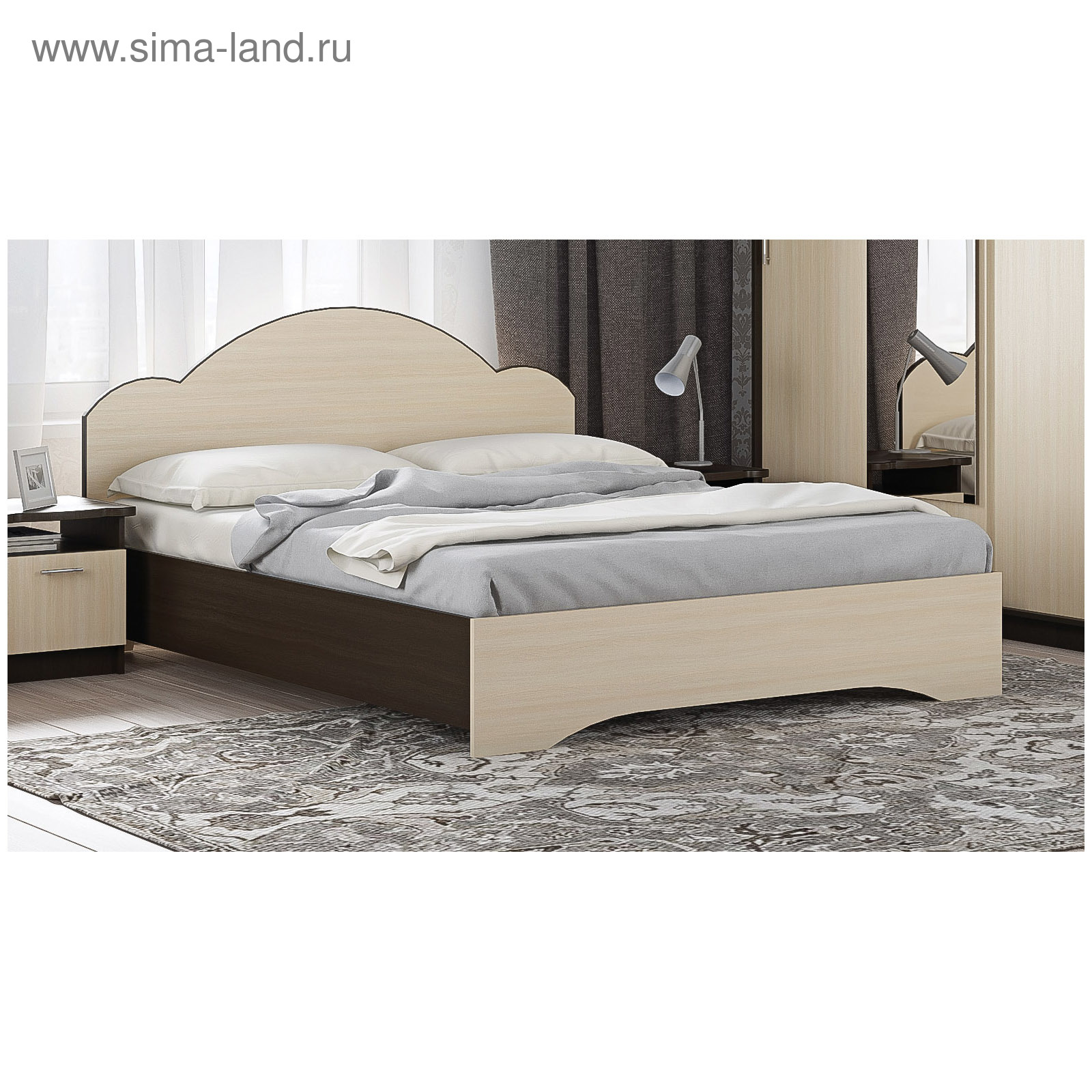Кровать двуспальная Diana 160 x 200 см