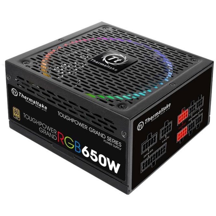 Блок питания Thermaltake ATX 650W Toughpower Grand RGB, 80+ gold, 140mm, RTL