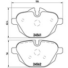 Колодки тормозные BREMBO P06064 3112142 Колодки тормозные BREMBO P06064 3112142