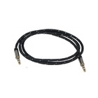Кабель AUX AURA RCA-J11B, черный 1 м 3656750 - фото 78818