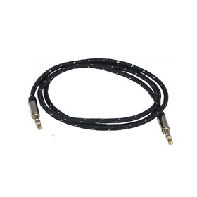 Кабель AUX AURA RCA-J11B, черный 1 м 3656750