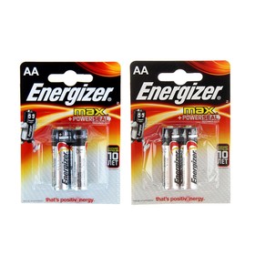 {{photo.Alt || photo.Description || 'Батарейка алкалиновая Energizer Max +PowerSeal, AA, LR6-2BL, 1.5В, блистер, 2 шт.'}}