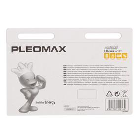 Alkaline battery Pleomax, AA, LR6-10BL, 1.5V, blister, 8 + 2 pcs. 