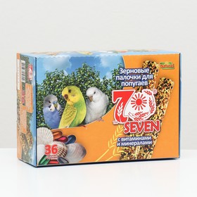 Набор палочки "Seven Seeds" для попугаев с витаминами и минералами, коробка, 36 шт., 720 г