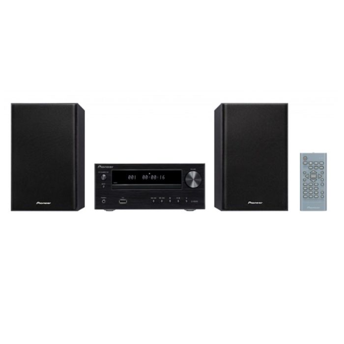 Микросистема Pioneer X-HM16-B, 30 Вт, CD, CDRW, FM, USB, черная