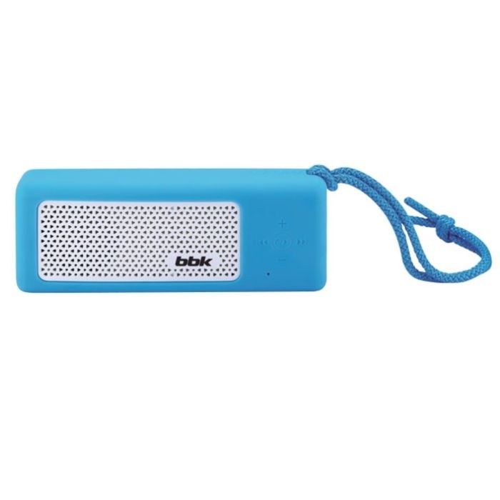 Портативная колонка BBK BTA190, 5Вт, MP3, FM, Bluetooth, Li-Ion 4500 mAh, синяя