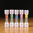 Песочные часы "Зубик" на 10 минут, 2.5 х 10 см, микс (4 шт) - фото 801737868