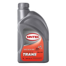 Трансмиссионное масло Sintec/Sintoil Транс ТАД-17И (ТМ-5-18) 80/90 GL-5 1л 2634717