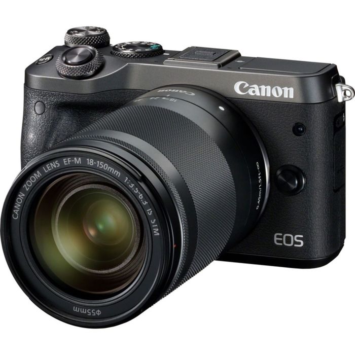 Фотоаппарат Canon EOS M6, 24.2 Mpix, 3&quot;, 1080 p, WiFi, 18-150 IS STM, черный