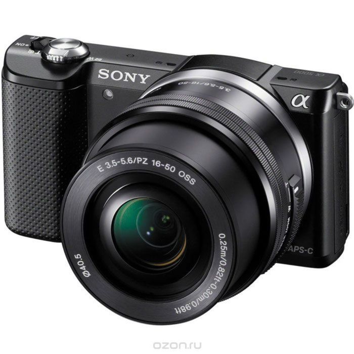 Фотоаппарат Sony Alpha A5100, 24.3 Mpix, 3&quot;, 1080 p, WiFi, E PZ, 16-50 мм, черный