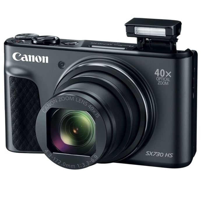 Фотоаппарат Canon PowerShot SX730HS, 21.1 Mpix, Zoom40x 3&quot;, 1080 p, HDMI, WiFi, черный