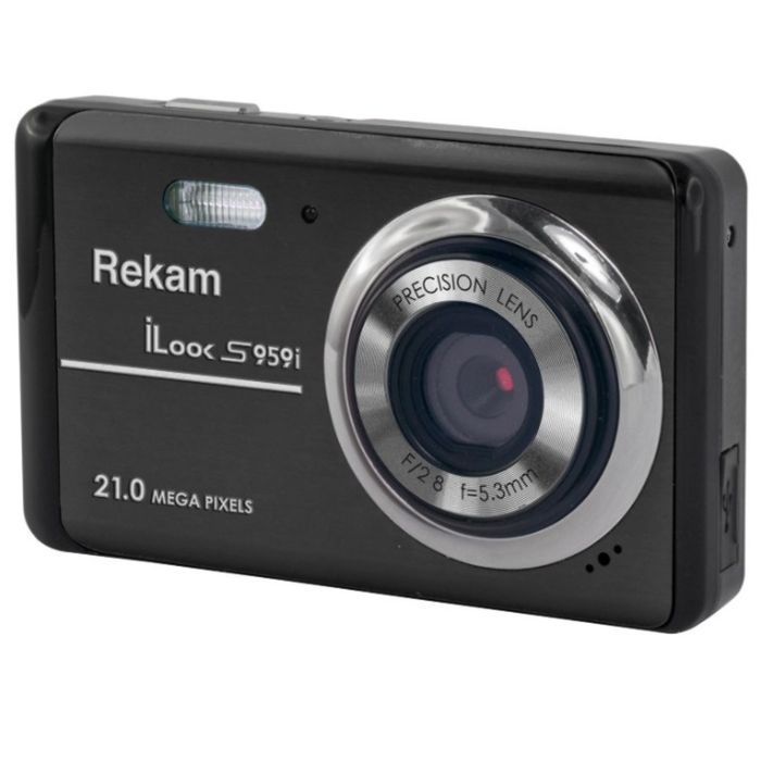 Фотоаппарат Rekam iLook S959i, 21 Mpix, 3&quot;, 720 p, SDHC, MMC CMOS IS el, темно-серый