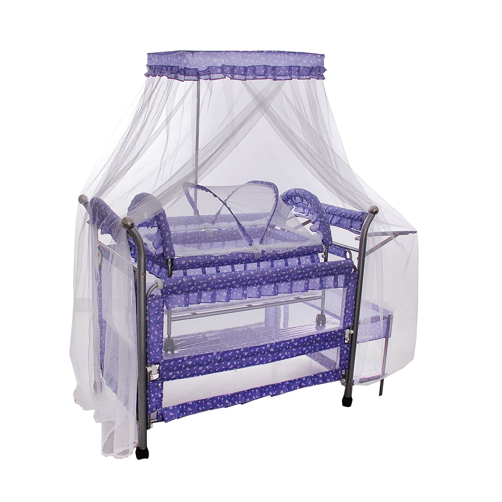Детская кроватка с пеленальным столиком Рич Фэмили