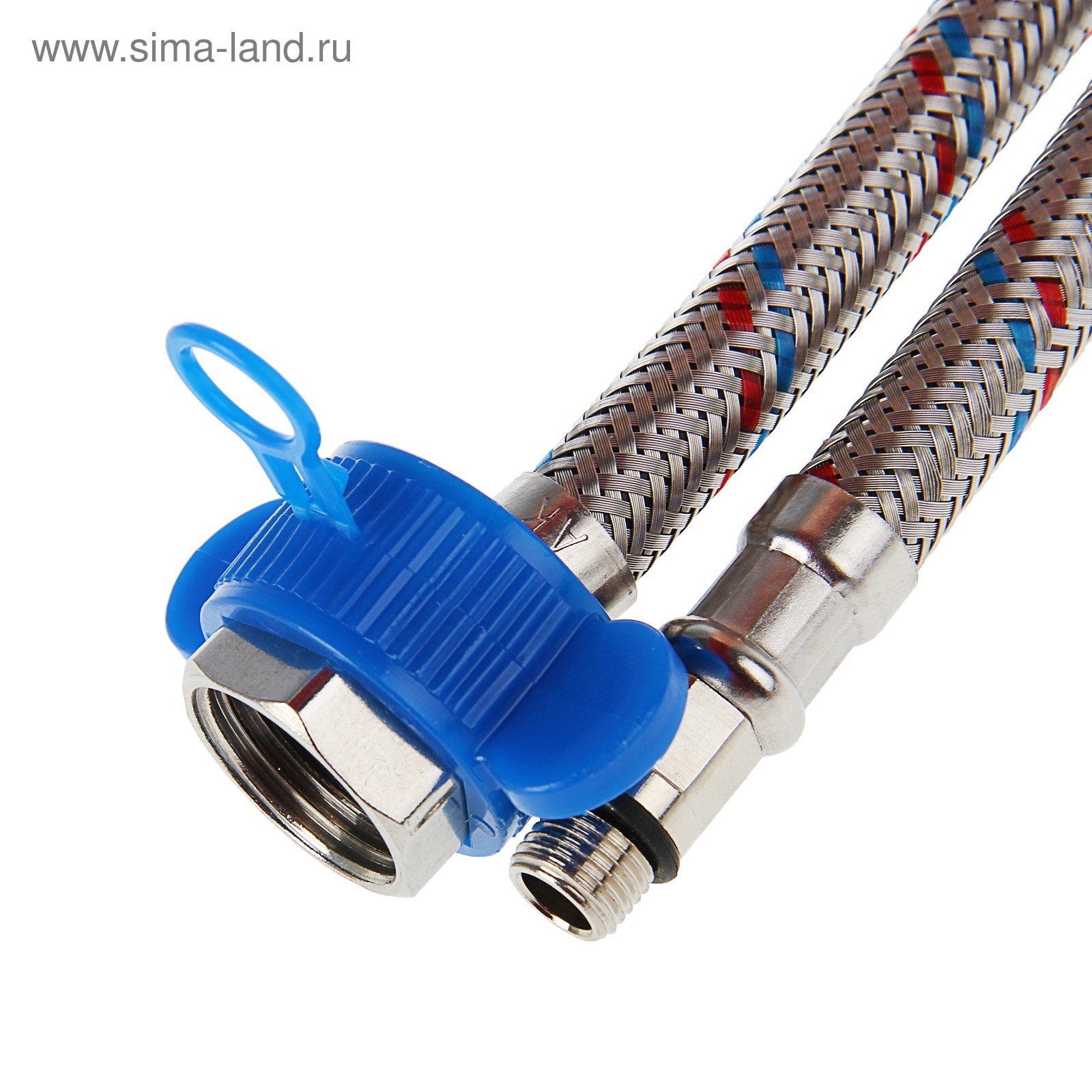 Подводка для смесителя AquaKratos, М10х18 мм, 50 см, нерж.сталь, с ...