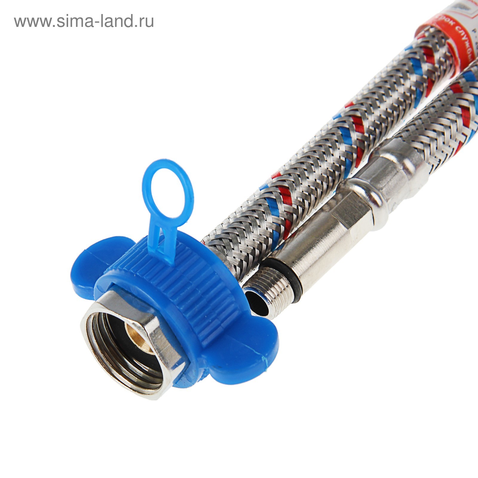 Подводка для смесителя AquaKratos, М10х35 мм, 80 см, нерж.сталь, с ...