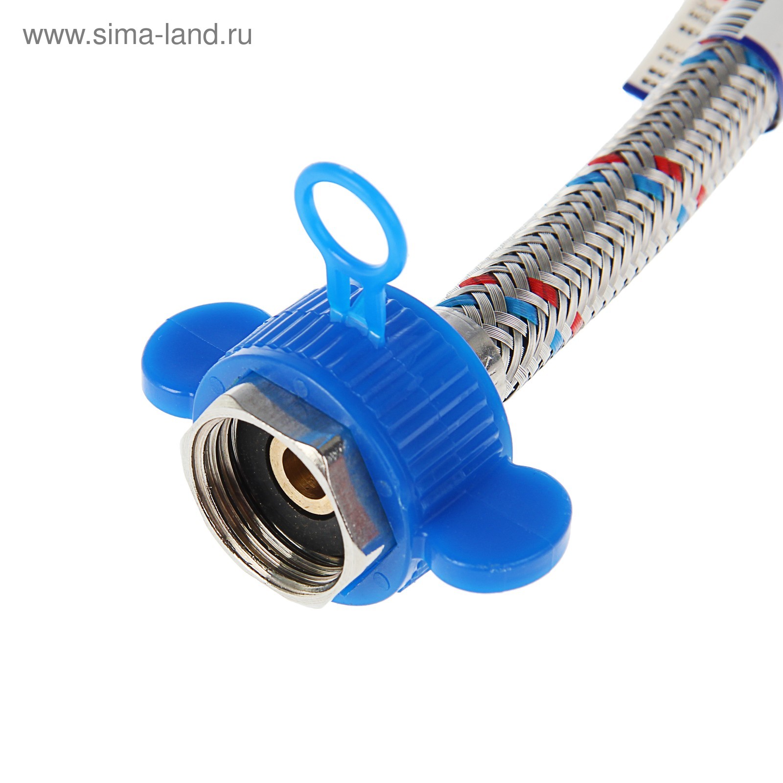 Подводка для смесителя AquaKratos, М10х35 мм, 100 см, нерж.сталь, с ...