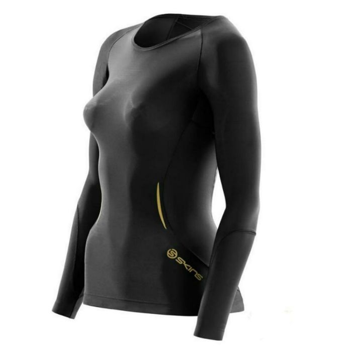 Рубашка компрессионная SKINS B33156005 BIO A400 WOMENS GOLD TOP LONG SLEEVE L   2755907