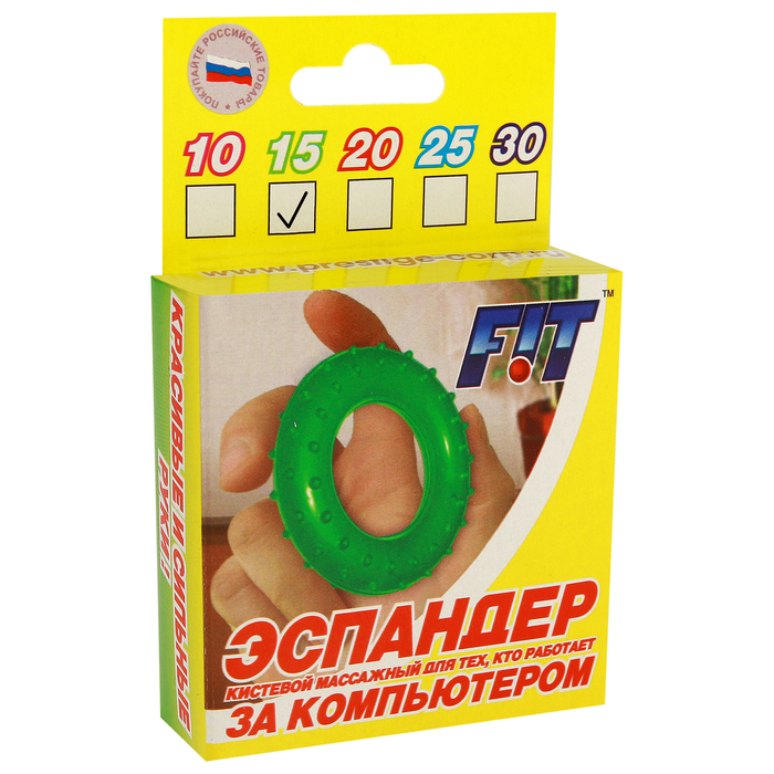 Эспандер 15 кг в подарочной упаковке, цвета МИКС
