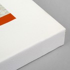 Холст на подрамнике, хлопок 100%, 20 х 20 х 3 см, акриловый грунт, среднезернистый, 380 г/м² - фото 800282548