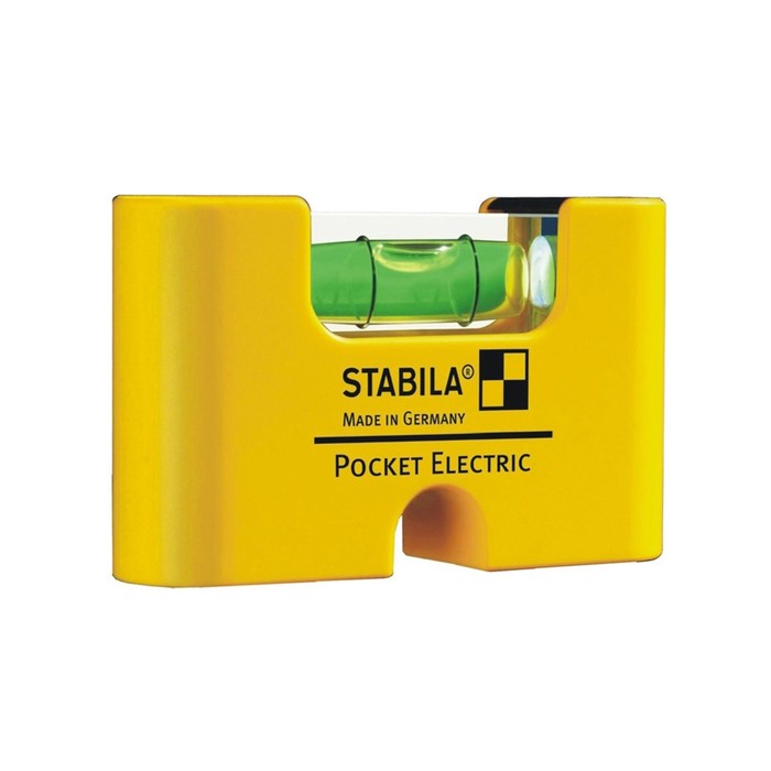 Уровень карманный STABILA 17775, Pocket Еlectric, 7 см, для электрика, 1 глазок, 1 мм/м