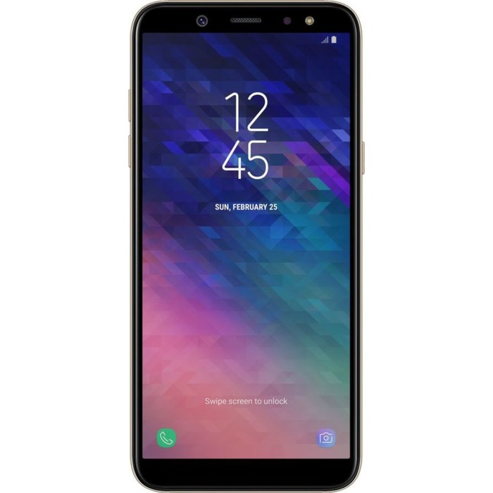 Смартфон Samsung Galaxy A6 (2018) SM-A600F 32Gb 2Sim цвет золото