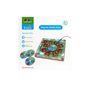 Развивающая игра «Деревянный лабиринт с магнитными шариками»