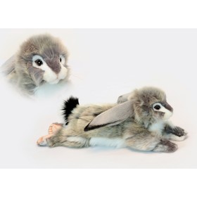 Мягкая игрушка «Заяц вислоухий» серый, 40 см