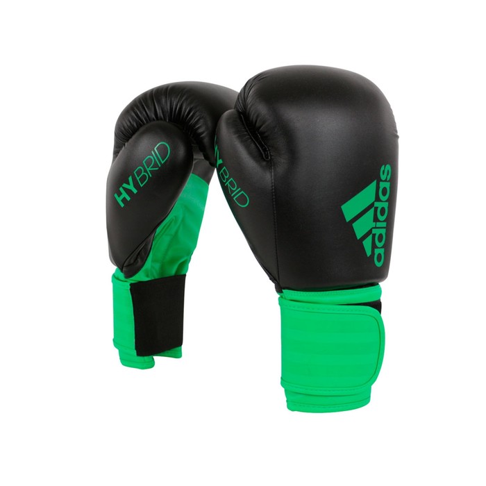 Перчатки боксерские Hybrid Training gloves PU 10oz, цвет черно-зеленый