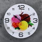 Wall clock round "Ice cream with strawberries", 24cm mix Wall clock round "Ice cream with strawberries", 24cm mix