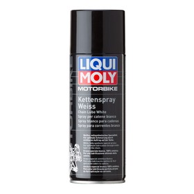 Белая цепная смазка для мотоциклов LiquiMoly Motorbike Kettenspray weiss , 0,4 л (1591) 2840742
