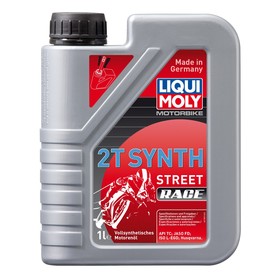 Моторное масло для 2-тактных мотоциклов LiquiMoly Motorbike 2T Synth Street Race TC синтетическое, 1 л (3980) 2840917