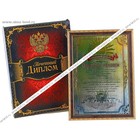 диплом пластик Хороший человек в рамке с каймой 24*32,5 см , шт