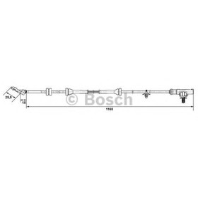 Датчик ABS BOSCH 0265007537 3220272