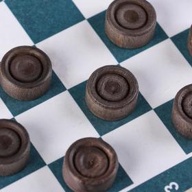 Настольная игра 2 в 1 "Нимфа": шашки, нарды, доска 40 х 40 см - фото 8474821